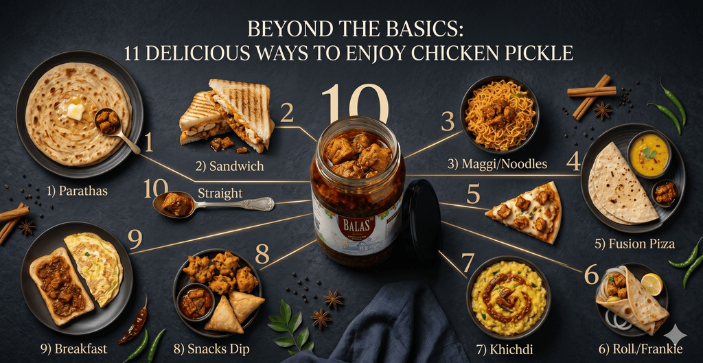 BEYOND THE BASICS: 10 DELICIOUS WAYS TO ENJOY CHICKEN PICKLE