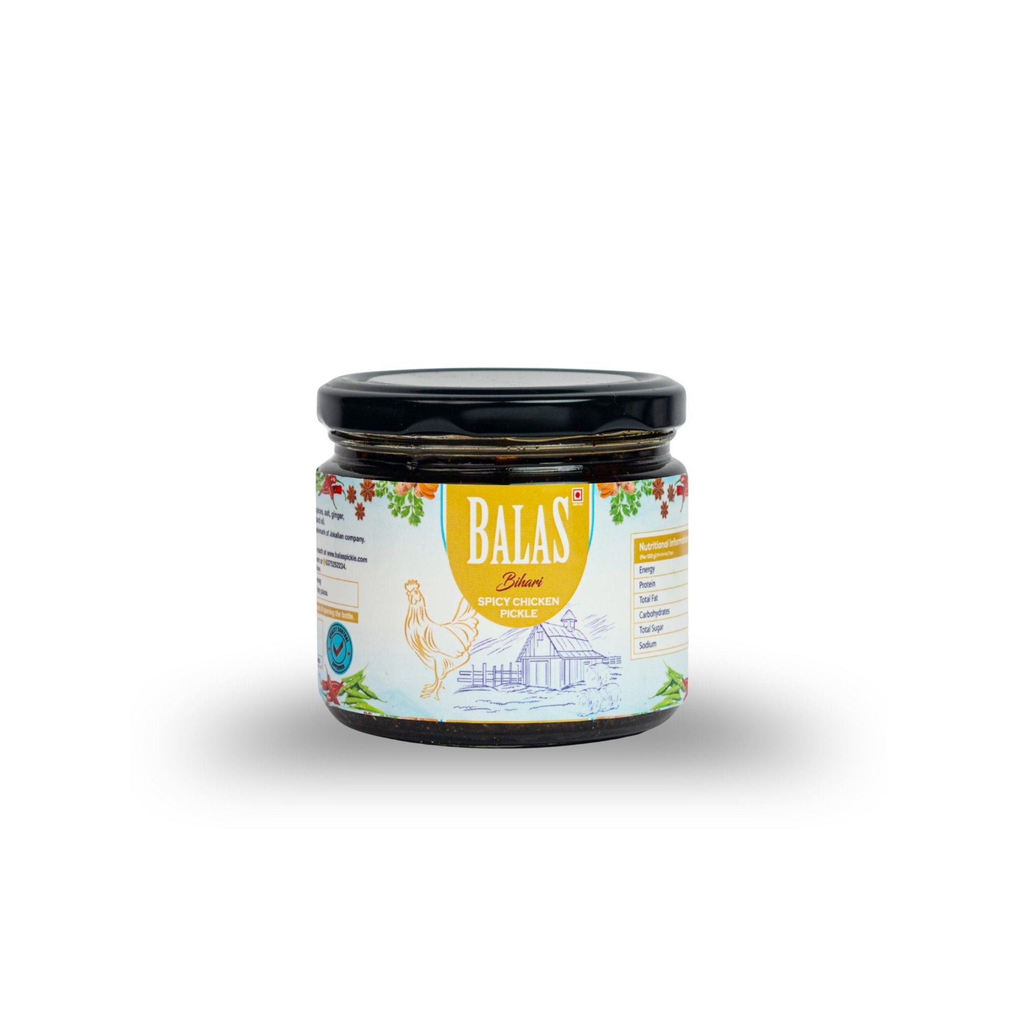 Bihari Spicy Chicken<br>(320g) 🌶️🌶️🌶️ - Balas Pickle