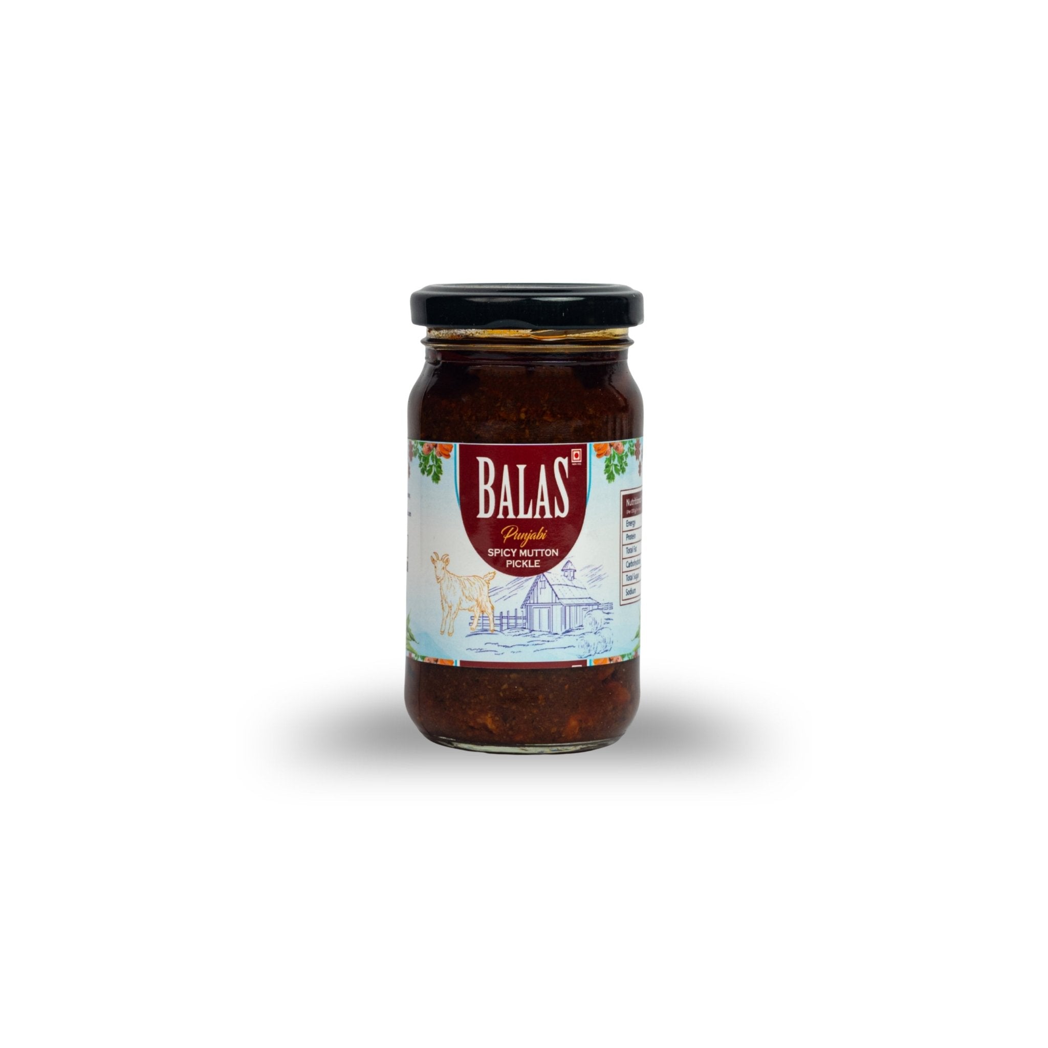 Punjabi Spicy Mutton<br>(180g) 🌶️🌶️ - Balas Pickle